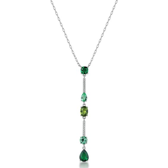 Halskette Brosway Dame FANCY LIFE GREEN in Silber Cubic Zirconia FLG150 - FLG150
